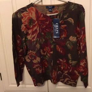 Chaps cardigan sweater